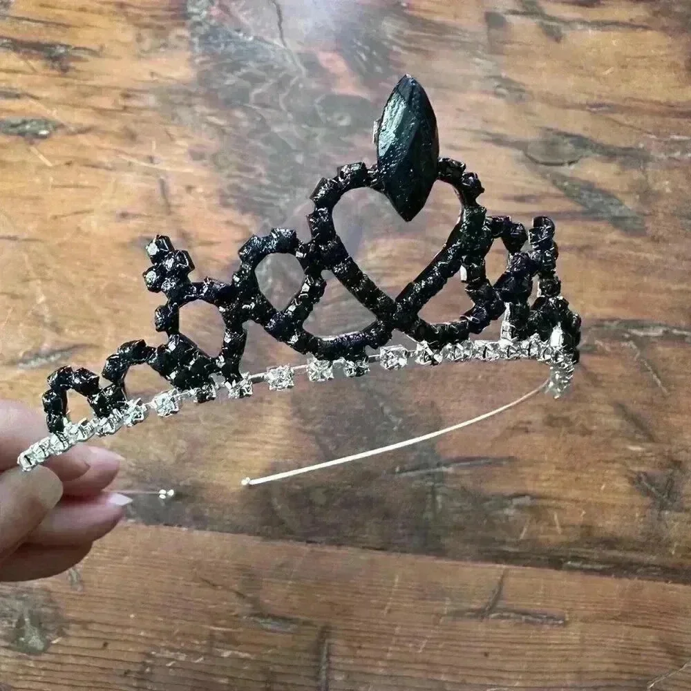 Black Swan Princess Tiara with Rhinestones NWOT